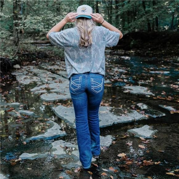 Mens camo foam trucker hat mesh snapback adjustable outdoor hunting fishing cap - Picture 6 of 8